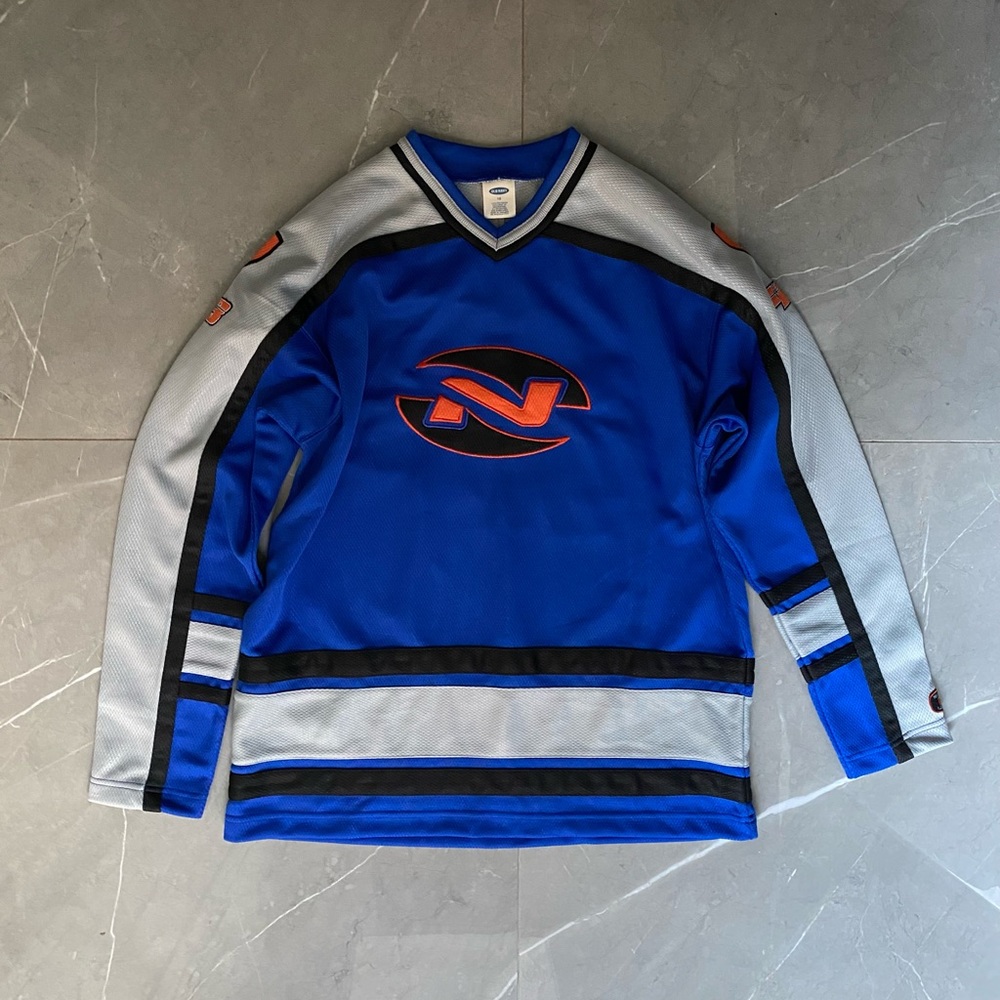 Old Navy hockey jersey,